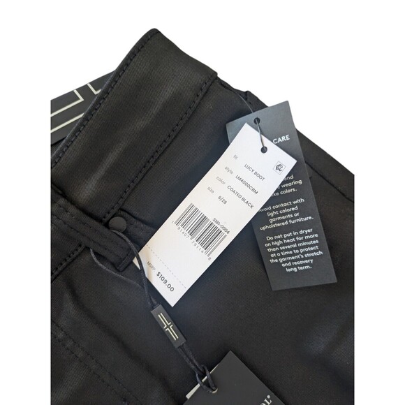 Liverpool Women Size 6 Black Stretch Denim Mid-Rise Lucy Bootcut Jeans - Picture 5 of 5